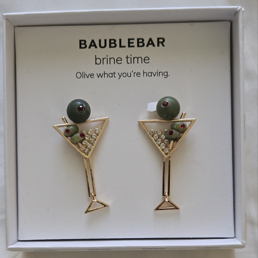 BaubleBar Cocktail Earrings Set- New In Boxes - Picture 6 of 7
